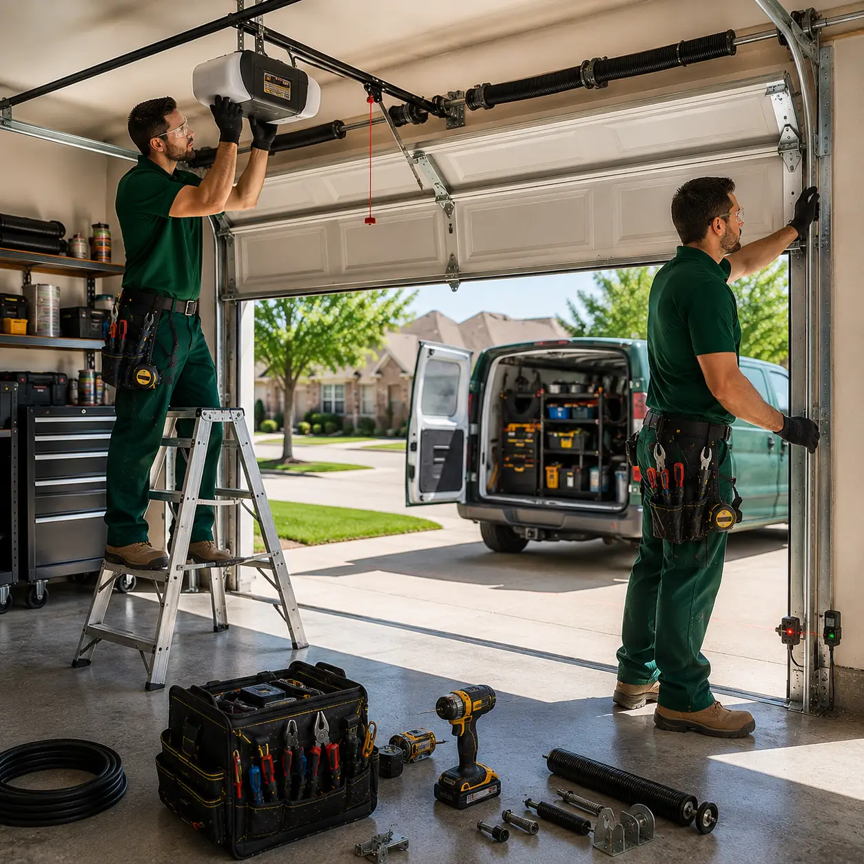 Professional Garage Door Technician in Denton