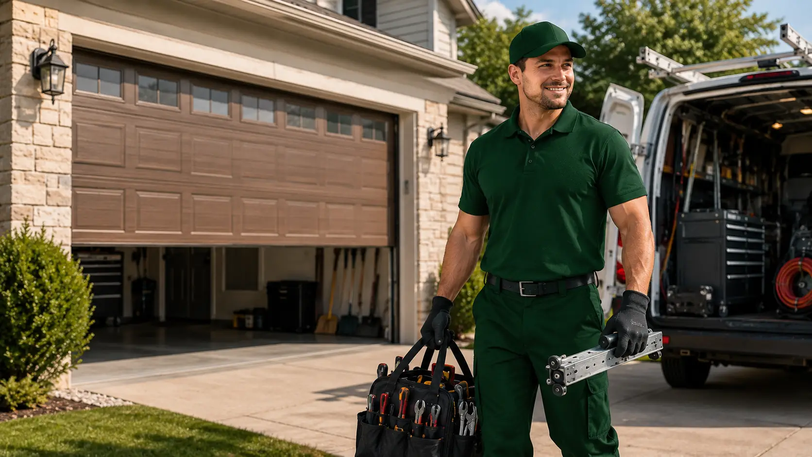 Emergency Garage Door Team Denton TX