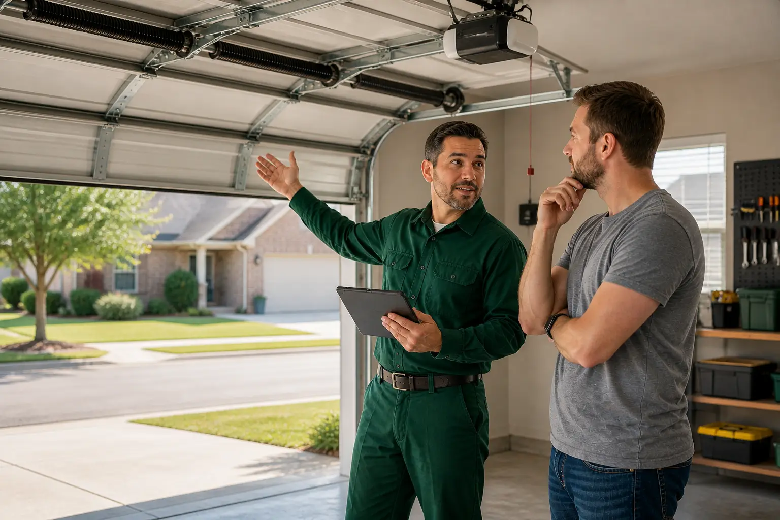 Garage Door Repair Denton TX Technician