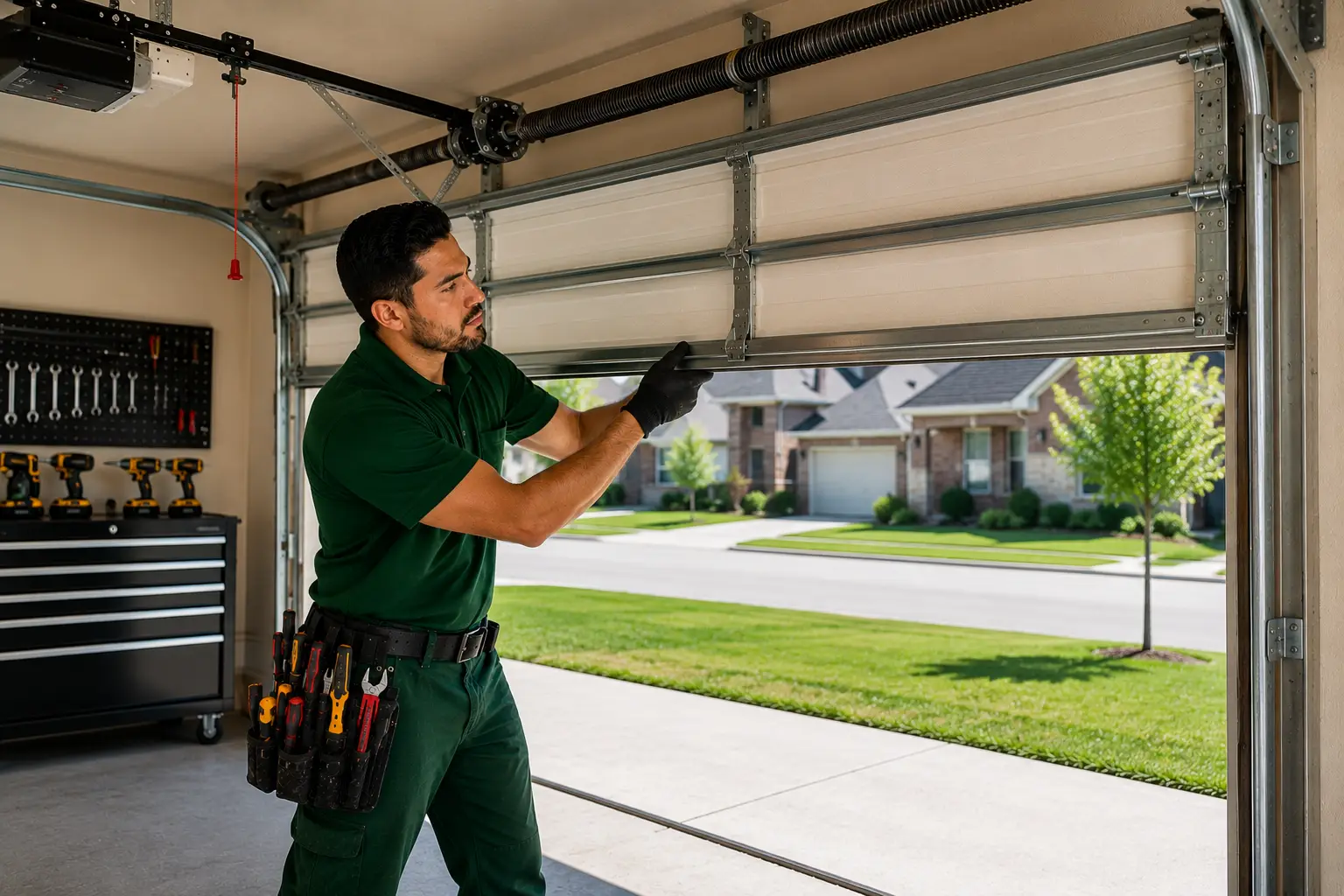 Garage Door Balance Test Denton