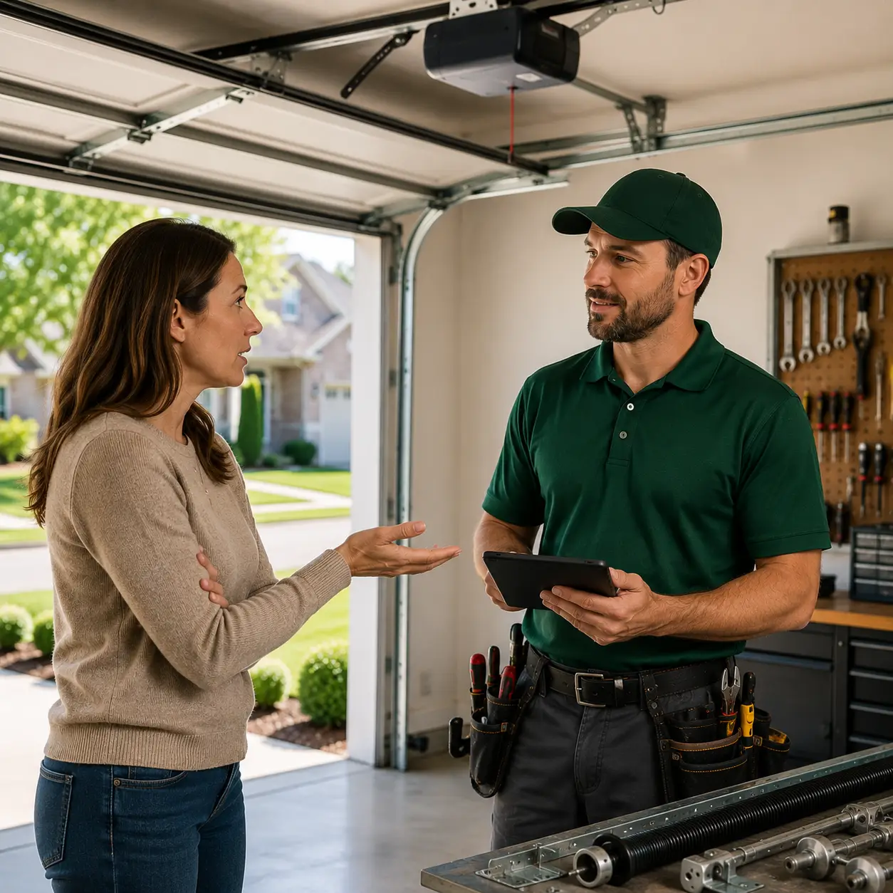 Professional Garage Door Technician in Denton