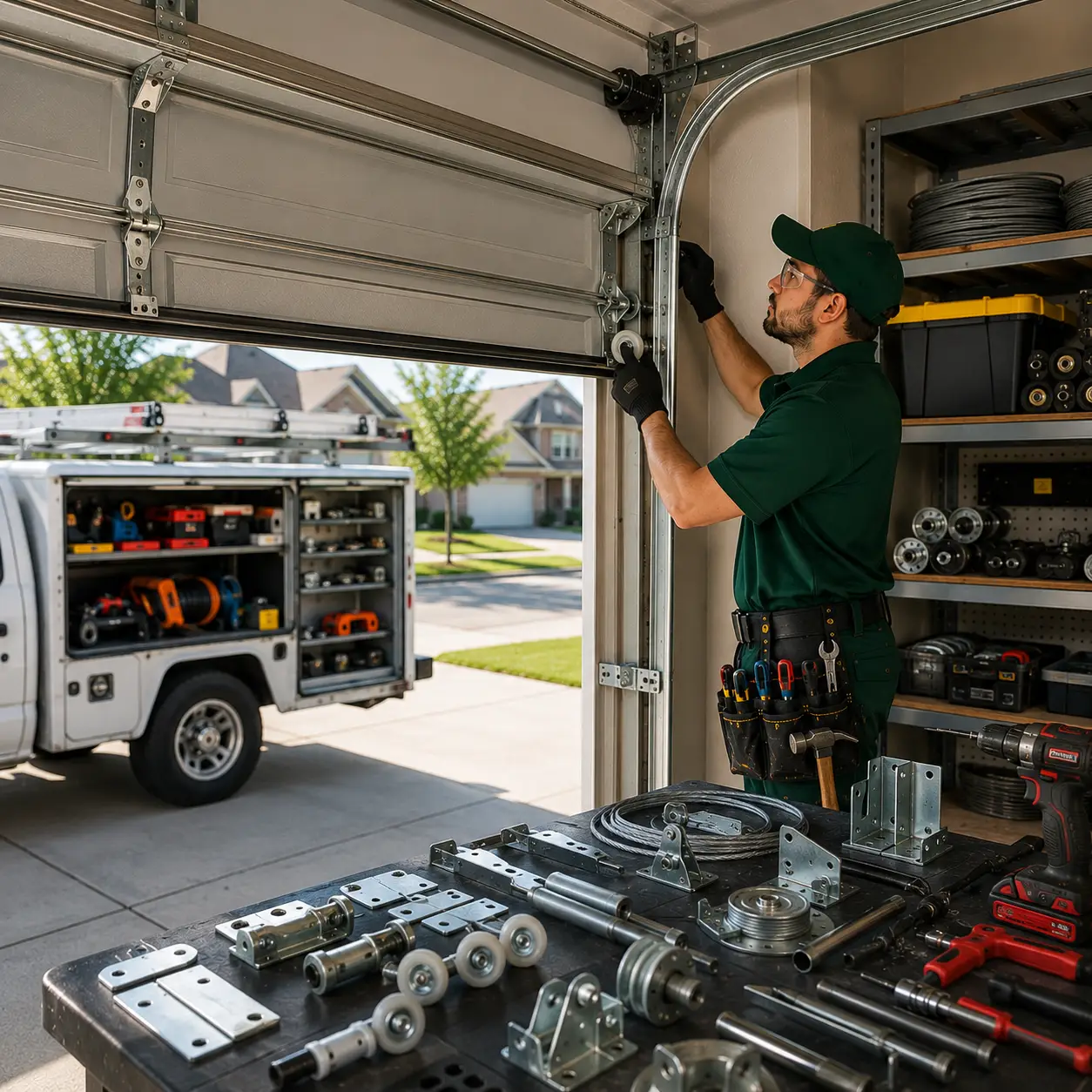 Garage Door Hardware Parts Denton TX