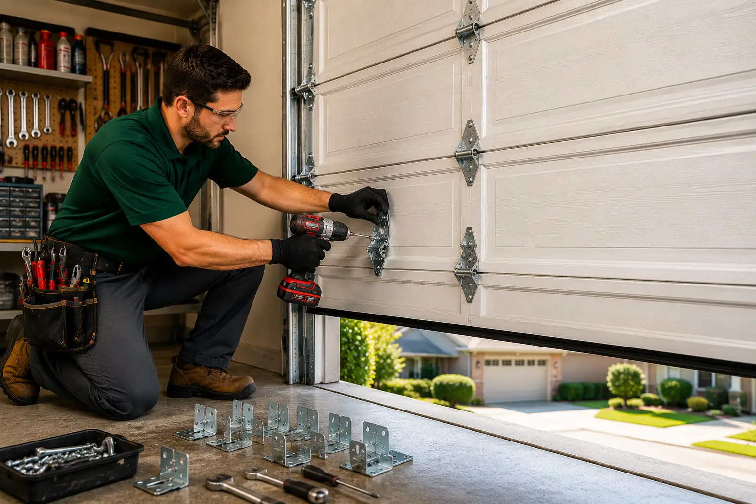 Garage Door Hinges and Brackets