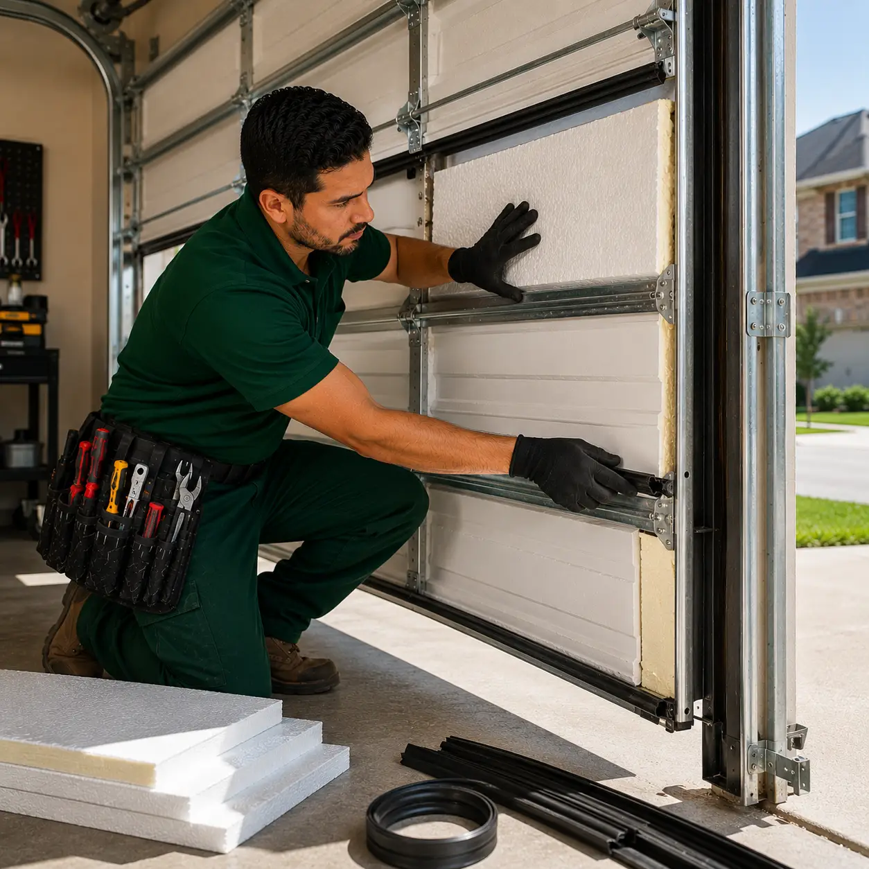 Garage Door Track Repair Denton