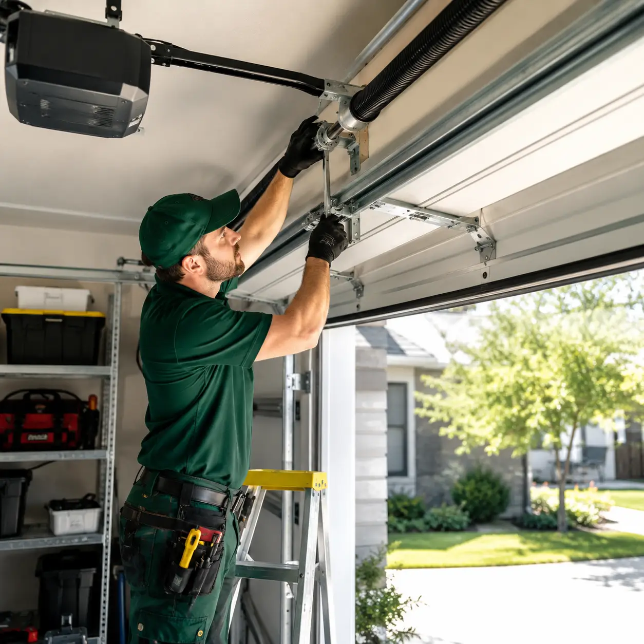 Professional garage door repair service in Denton TX