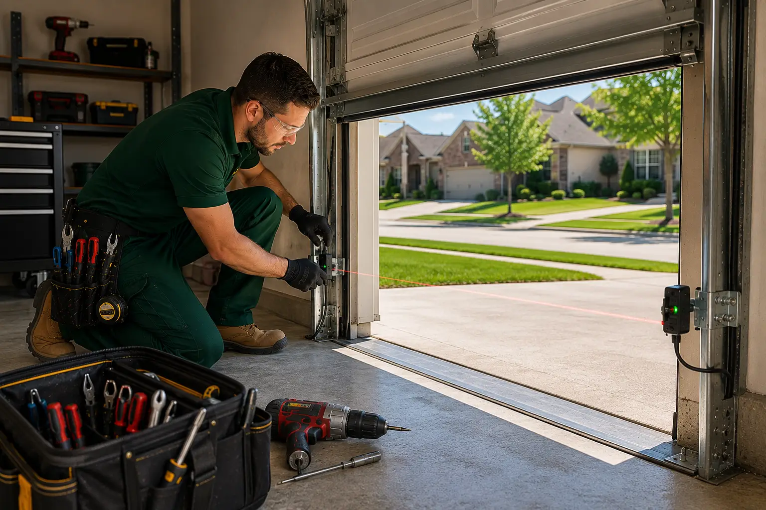 Garage Door Safety Sensor Repair