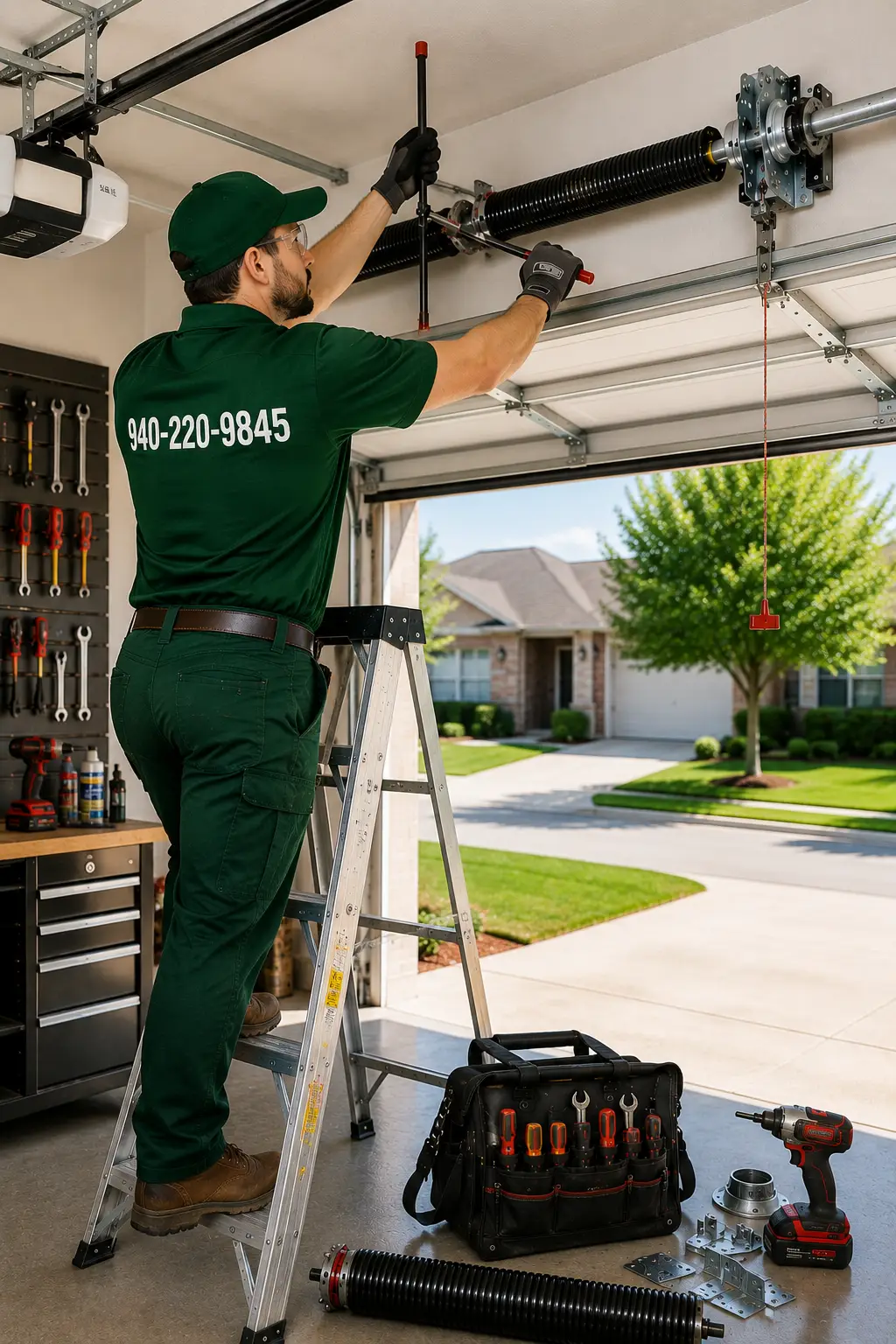 Spring Garage Door Repair Denton TX