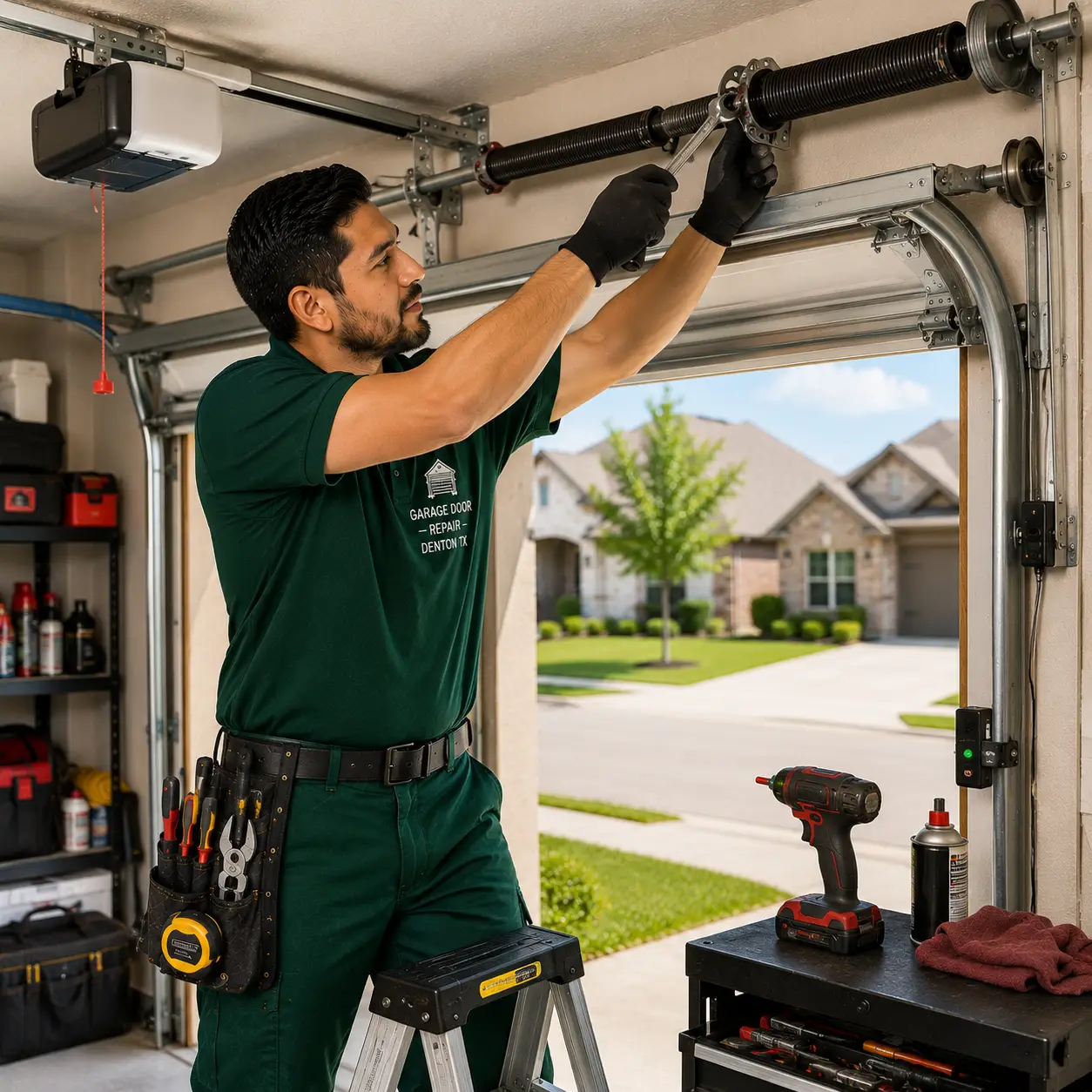 Residential Garage Door Repair Denton TX