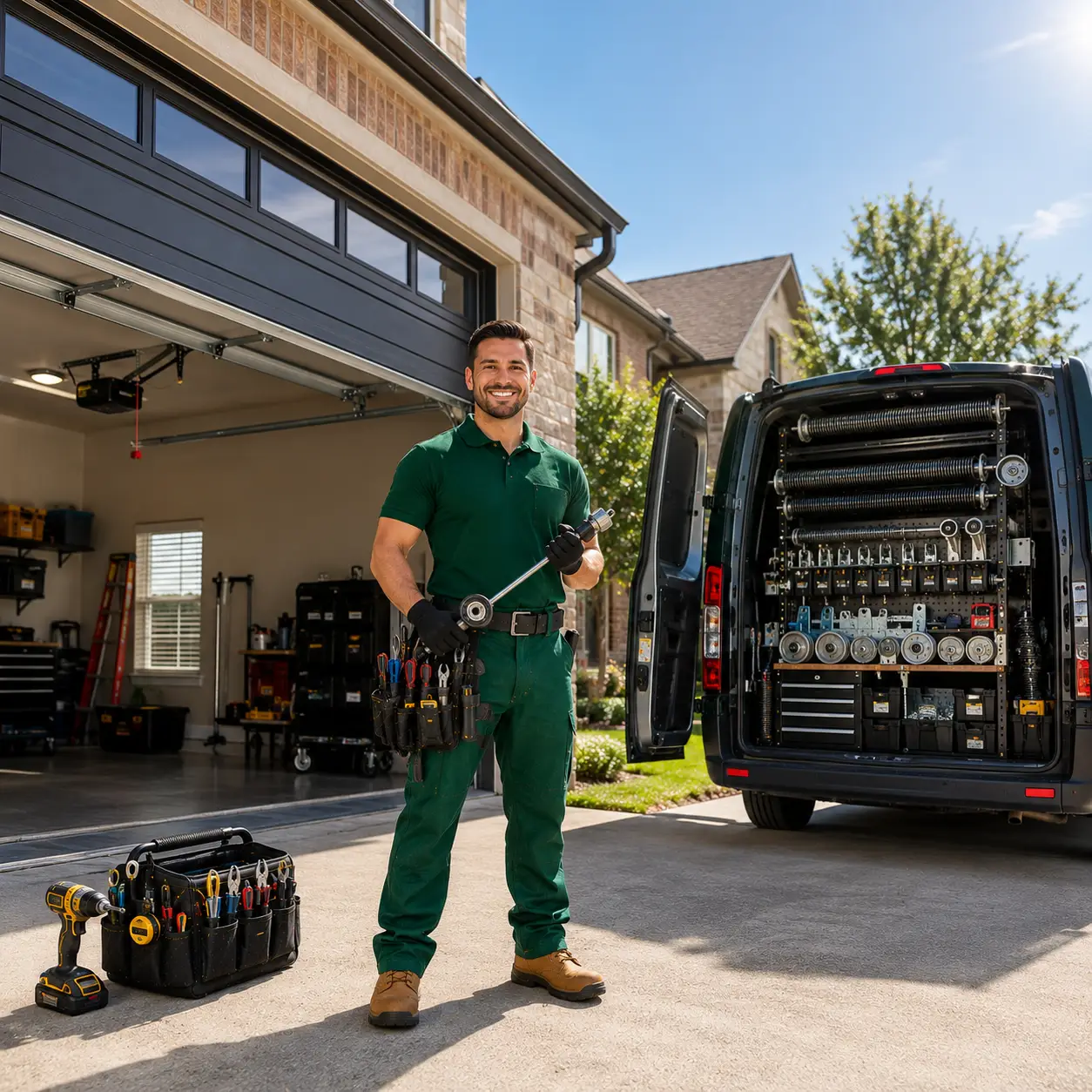Professional Garage Door Technician in Denton